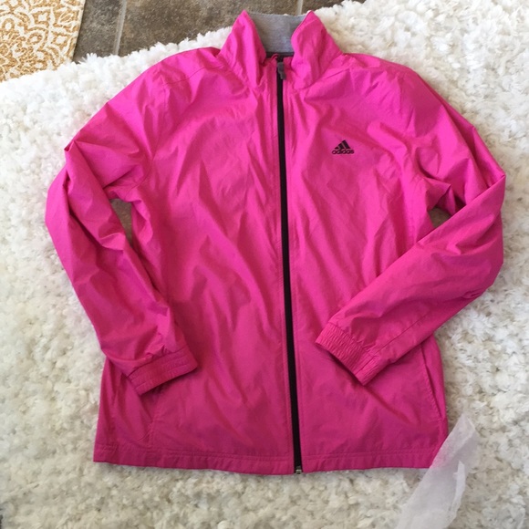 adidas Jackets & Blazers - Adidas Hot Pink Windbreaker